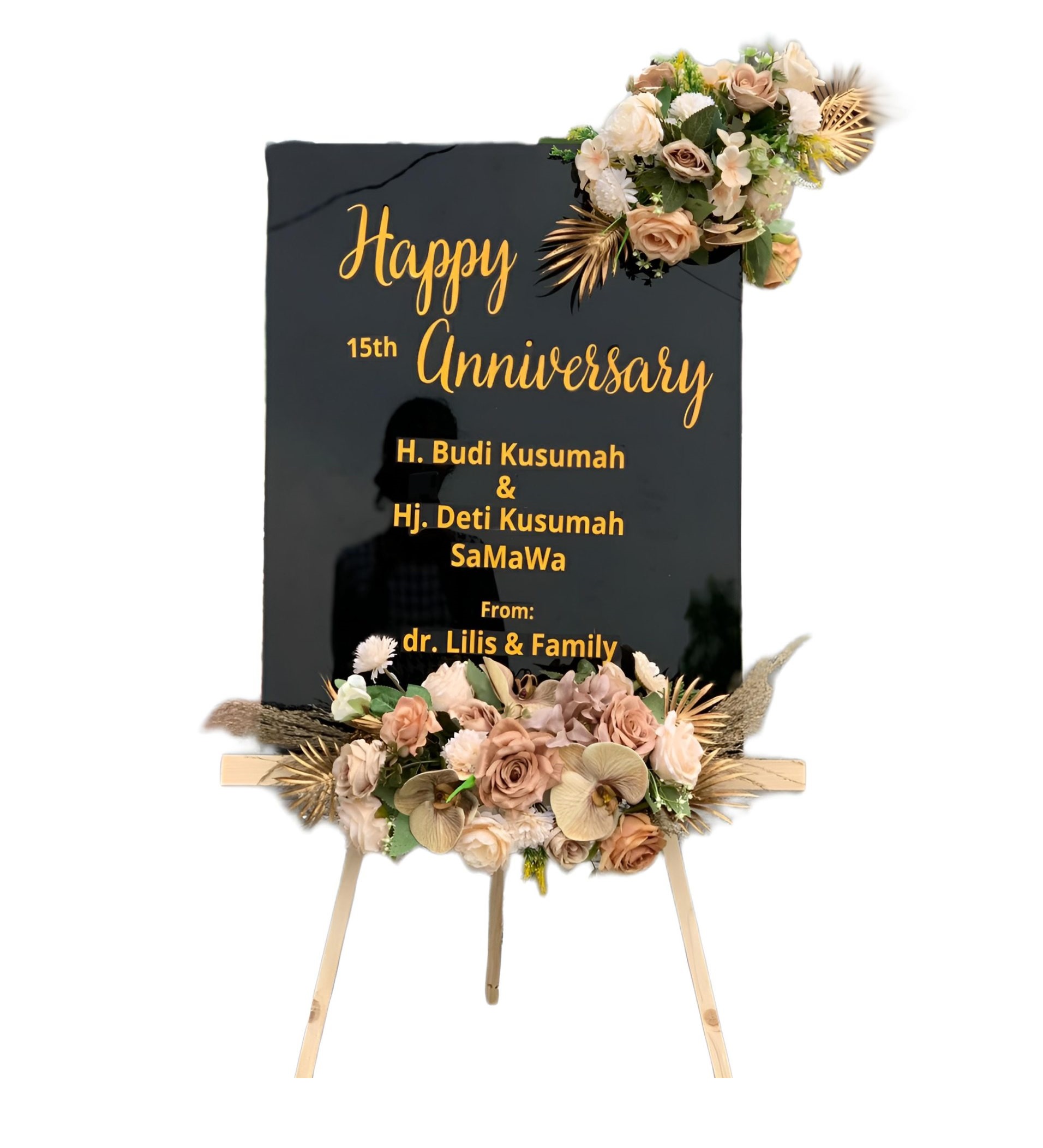 Papan Bunga Akrilik Sukawangi