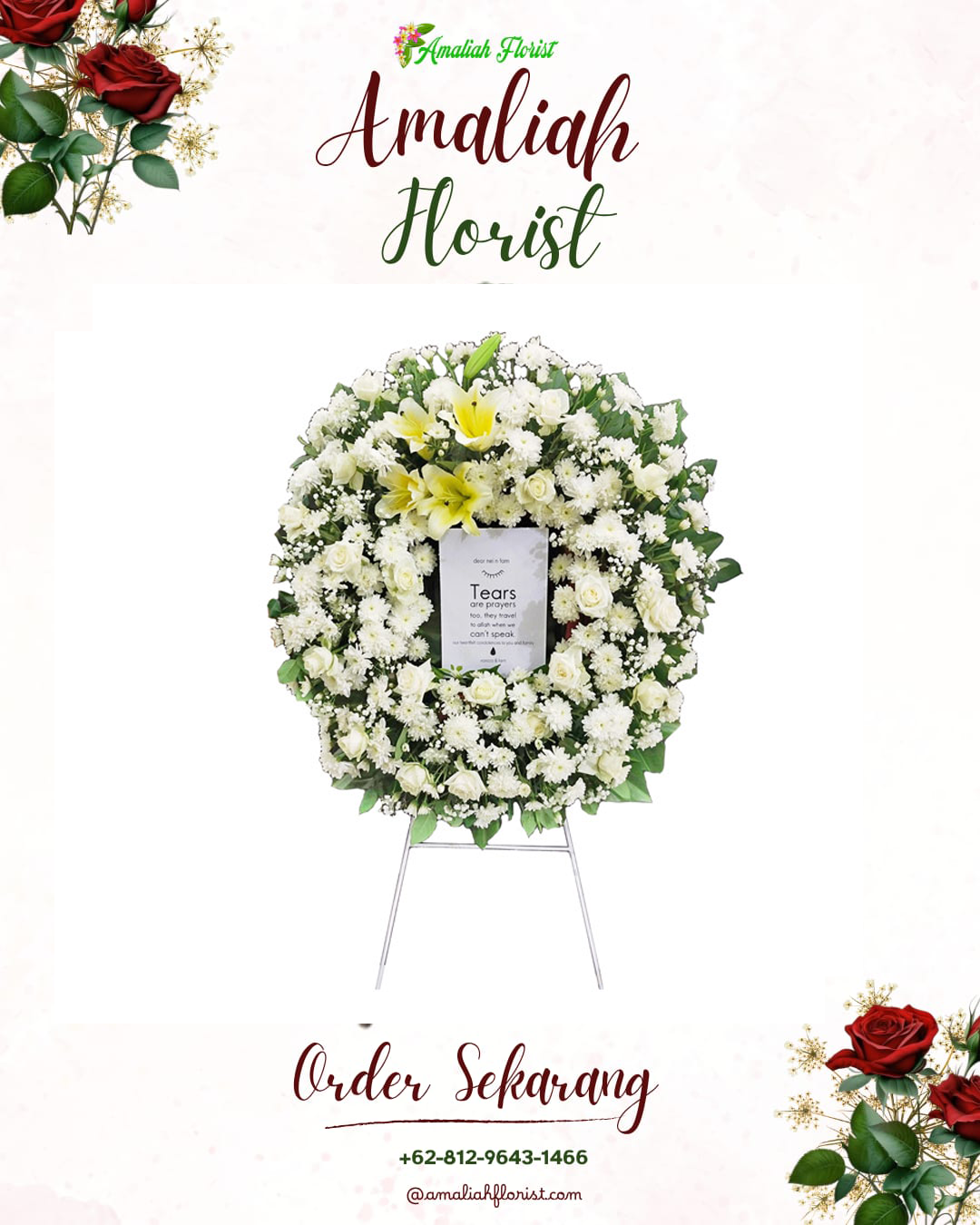 Krans Bunga Duka Sukawangi